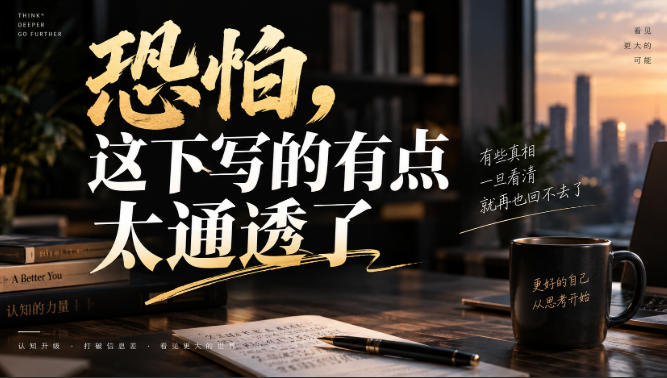 灏泽叔最新付费文章:恐怕,这下写的有点太通透了